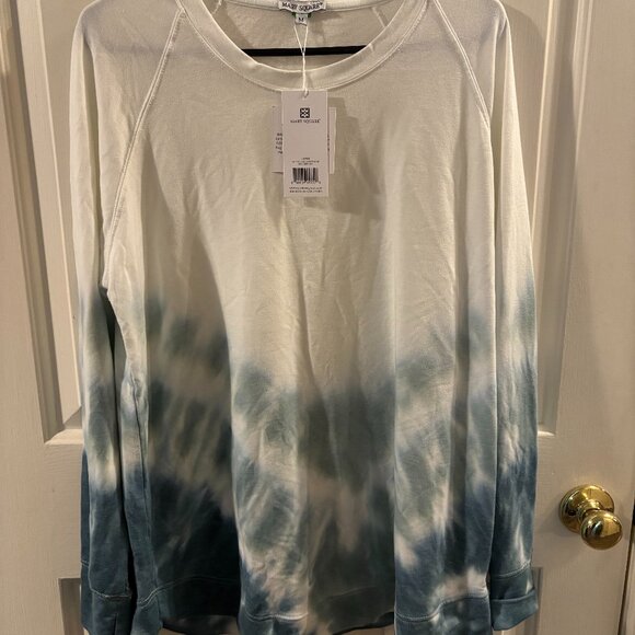 Mary Square Women's Tie-Dye Long Sleeve Sweatshirt Thumbhole ~ Medium ~ NWT - Picture 1 of 4